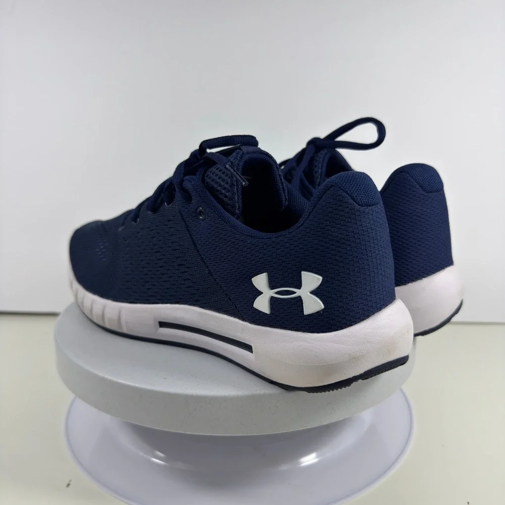 Under Armour Running‎ Shoes Men 7.5 Navy Blue Mesh Lightweight Comfort